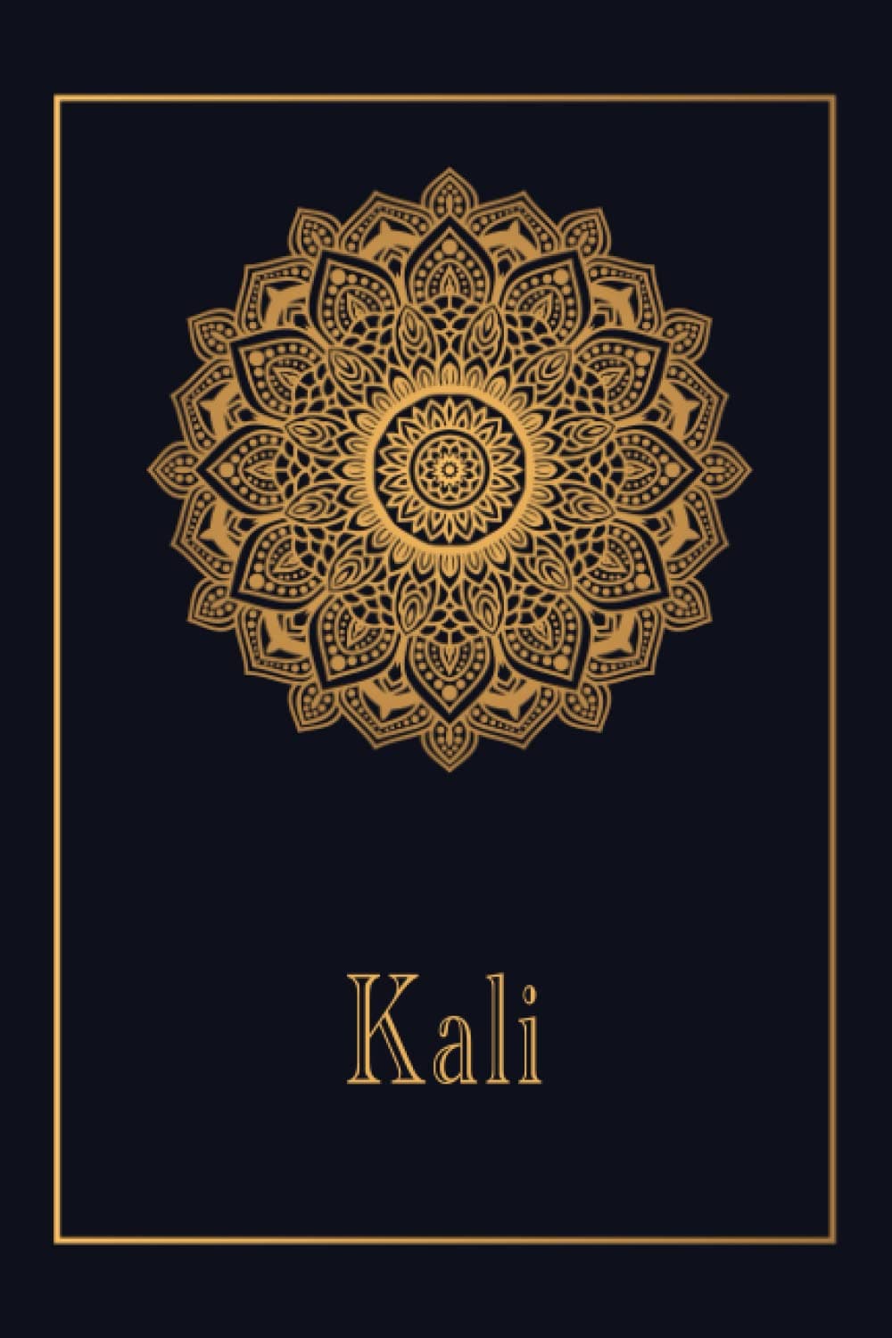 Kali: Personalized Mandala Dot Graph Paper Notebook For Girls With Name, Mandala Dot Graph Paper Journal for Princesses, Perfect Mandala Dot Graph Paper Logboook Gifts for Her as ... 6 x 9 110 Pages.