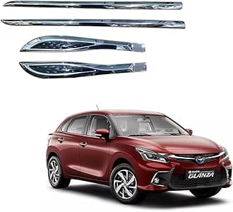 Car Door Body Side Beading/Molding/Cladding for Toyota Glanza Set of 04