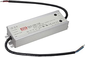 Mean Well CLG-150-12 Power Supply, LED, Enclosed Switching, 12 Volts, 11 Amps, 132 Watts, 9.61" L x 2.67" W x 1.52" H