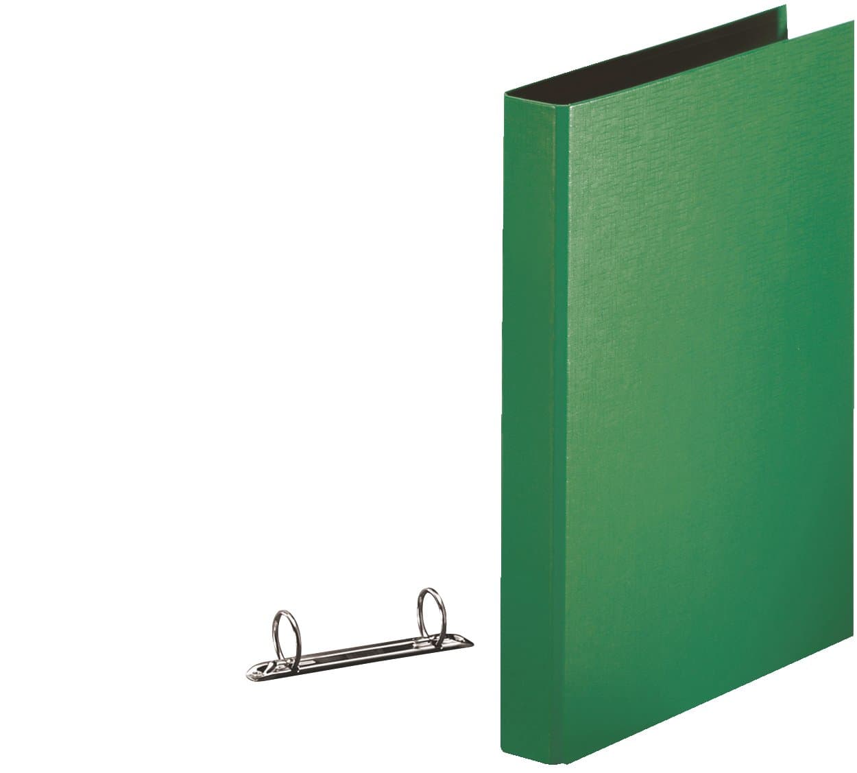 Centra 25 mm 2 Round Rings A4 Ring Binder - Green