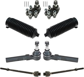 TRQ Front Steering & Suspension Kit Compatible with 1999-2006 Chevrolet Silverado 1500 2007 Silverado 1500 Classic GMC Sierra 1500 Sierra 1500 Classic
