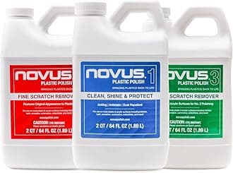 PK64 | Plastic Clean & Shine #1, Fine Scratch Remover #2, and Heavy Scratch Remover #3 | 64 Ounce Bottles