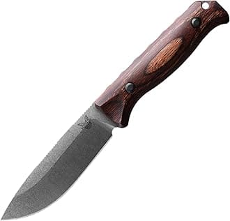 Saddle Mountain 15002 Hunting Knife with Wood Handle (15002)