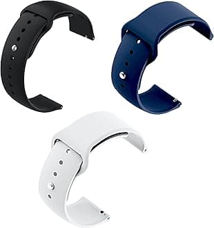 NOTYEX Soft Silicone Strap Replacement Band for Apple || Realme || Boat || Noise || Fireboltt || Amazfit || Samsung || Oneplus Smart Watch Straps