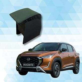 Pabla Enterprises Wooden Car Center Armrest Console For NISSAN MAGNITE (Black)