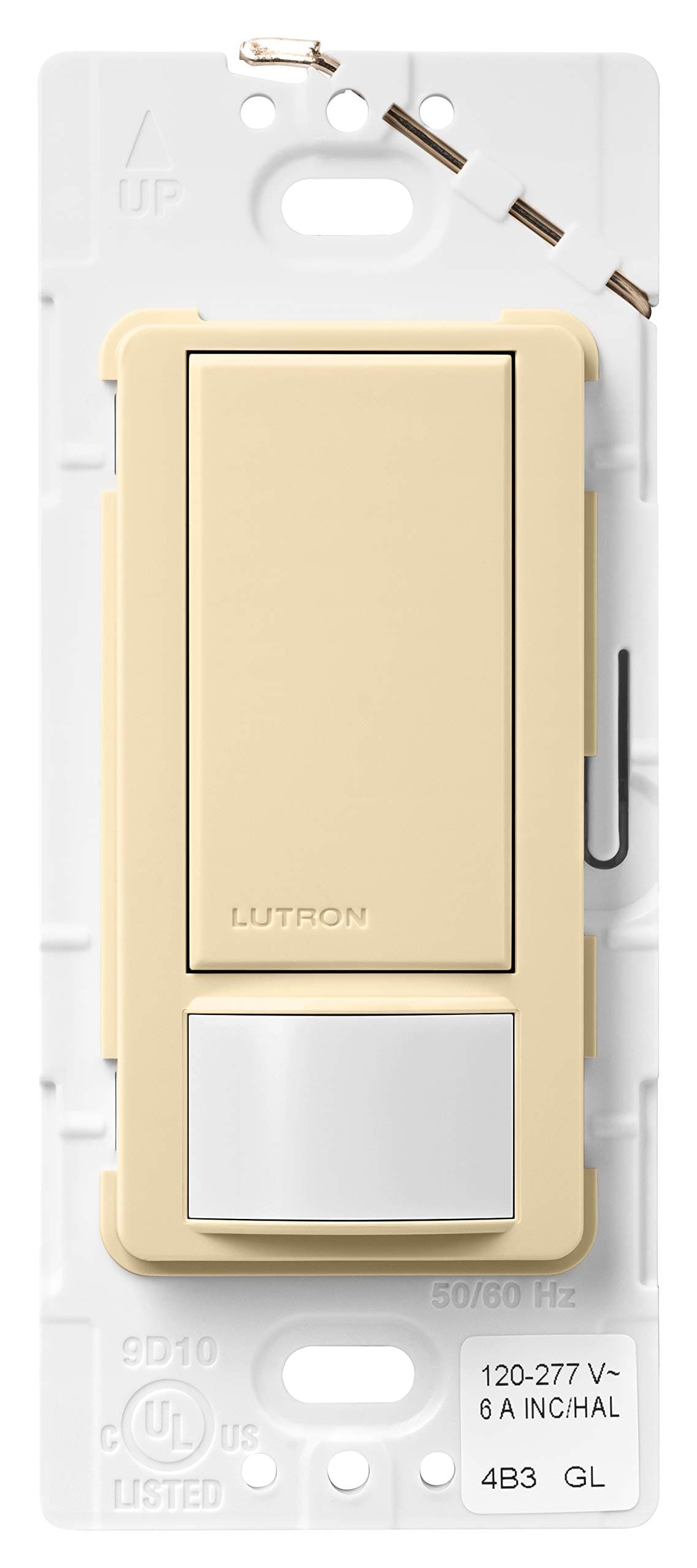 Lutron Lutron Maestro MS OPS6 M2 DV IV 6 Amp Multi Location Dual Voltage Occu Pancy Sensing Switch, Ivory by Lutron
