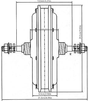 20"Front/Rear Wheel Conversion Kit, Ebike Conversion Kit for Electric Bike 20" Front or Rear Wheel Electric Bicycle Hub Motor Kit 48V 1000W/36V 250W Waterproof Electric Bike Conversion Kit USA STOCK