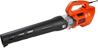BLACK + DECKER Electric Leaf Blower, Hand Held Blowers for Lawn Care, Up to 450 CFM and 140 MPH Power, Axial, Lightweight, Corded (BEBL750)