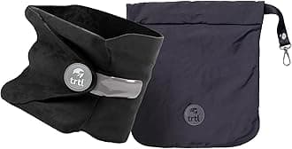 – trtl Pillow - Scientifically Proven Super Soft Neck Support Travel Pillow - Machine Washable - Black
