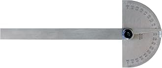 Mitutoyo-968-202 Protractor, Semi-Circular, 6 in, Non-Grad
