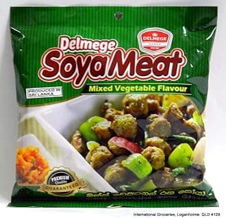 Delmege Soya Meat | Authentic Sri Lankan taste | (Regular flavour, Pack of 5)
