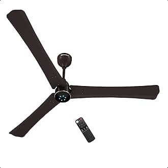 atomberg Renesa Halo Smart 1400mm BLDC Ceiling Fan with IoT & Remote | BEE 5 star | High Air Delivery | Low noise operation | LED Speed Indicator | Sleek Design | 3 Year Warranty | Blaze Brown
