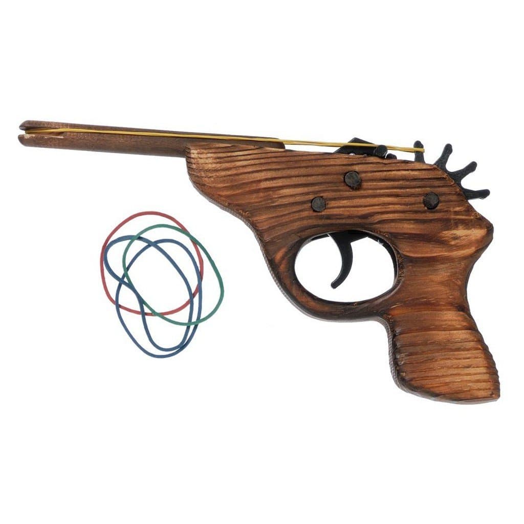 Wooden Rubber Band Gun