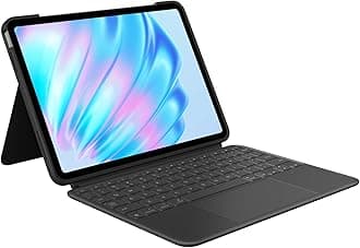 Combo Touch iPad Air 11-inch (M2, M3 & M4), iPad Air (5th gen) Keyboard Case - Detachable Backlit Keyboard with Kickstand - Midnight Black