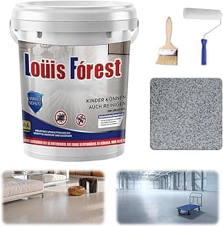 High-Gloss Marble Effect Epoxy Floor Coating, Waterproof, Non-Slip, Long-Lasting Louis Forest Epoxy Floor Paint, Marble-Like Finish, Suit for Multiple Surfaces