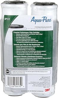 3M - 70020318526 AP1 Whole House Standard Sump Replacement Water Filter Drop-in Cartridge AP117NP, 5541731, 2 Per Case, 1-(Pack), Gray