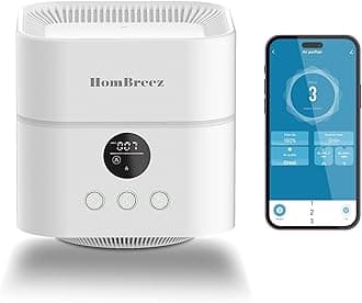 Air Purifier and Humidifier Combo for Bedroom, Covers Up to 200ft², H13 True HEPA Filter, 400ML Water Tank, Quiet Cool Mist Top Fill Essential Oil Diffuser for Baby, Pet Room, APP Control