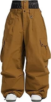 Men Women Baggy Snowboard Pants Snow Ski Pant Super Baggy Insulated Waterproof Loose Winter Outdoor