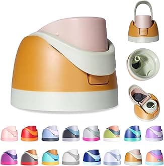 Replacement Lid for Owala Freesip, Compatible with Owala Cup 16oz 24oz 32oz 40oz, One Button Water Bottle Top Lid Replacement Accessory, Leakproof, BPA-Free, Khaki