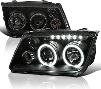 Spec-D Tuning LHP-JET99SM-RS Projector Headlights- Smoke with Black Housing 99-05 Volkswagen Jetta