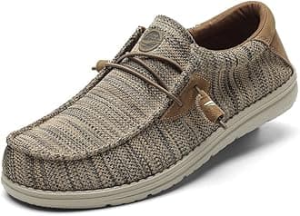 Grand AttackMen's Walking Boat Shoes-Slip On&Lace Up Casual Loafers, Comfortable & Lightweight Work Shoes | for Home, Leisure Travel, Driving Shoes