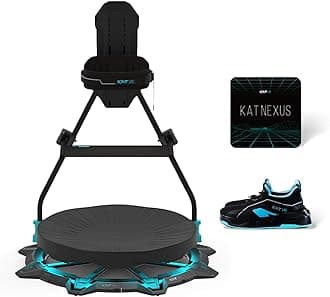 KAT Walk C2 VR Series | 360° Omnidirectional Walking Pad & Accessories for Immersive VR Gaming & Fitness | Compatible with SteamVR, Quest, Oculus | Plus | US Size 6.5
