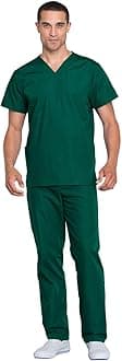 Cherokeewomens Unisex Scrub Top and Scrub Pant Set Medical Scrubs Set