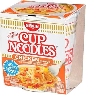 Nissin Cup Noodles, Chicken, 54 Oz, Pack of 24