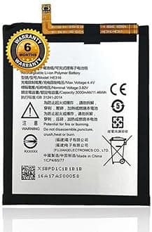 XILIOES ORIGINALS HE316 Battery for Nokia 6 Battery with 6 Month Warranty** (TIP28)