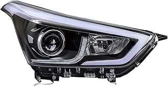 Compatible For Hyundai IX25 2015-2018 Creta Headlights Turn Signal Light DRL Bi-Xenon Bi High Beam Low Beam