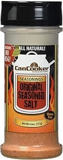 CanCooker Original Seasoned Salt | Perfect Seasoning Blends for Grilling, BBQ, & Camping | Taste Great on Chicken, Meat, Fish, Beef, Veggies & More - 6 Pack
