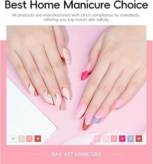PEACECOLOR 53PCS Gel Nail Polish Kit with U V Light and Drill 35 Colors Gel Polish Nail Kit All Season Soak Off Polish Set with Matte Glitter Glossy Top Coat Manicure Tools DIY Home Women