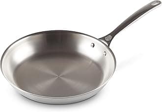 LE CREUSET 3-Ply Plus Stainless Steel 20cm Shallow Frying Pan, 96600220000100