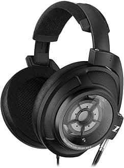 SENNHEISER HD 820 Over-the-Ear Audiophile Reference Headphones - Ring Radiator Drivers with Glass Reflector Technology, Sound Isolating Closed Earcups, Includes Balanced Cable, 2-Year Warranty (Black)