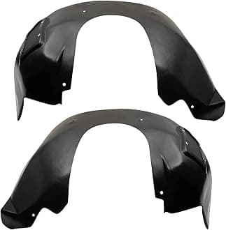 TRQ Front Inner Fender Liner Set Compatible with 2010-2013 Chevrolet Camaro GM1248211 GM1249211