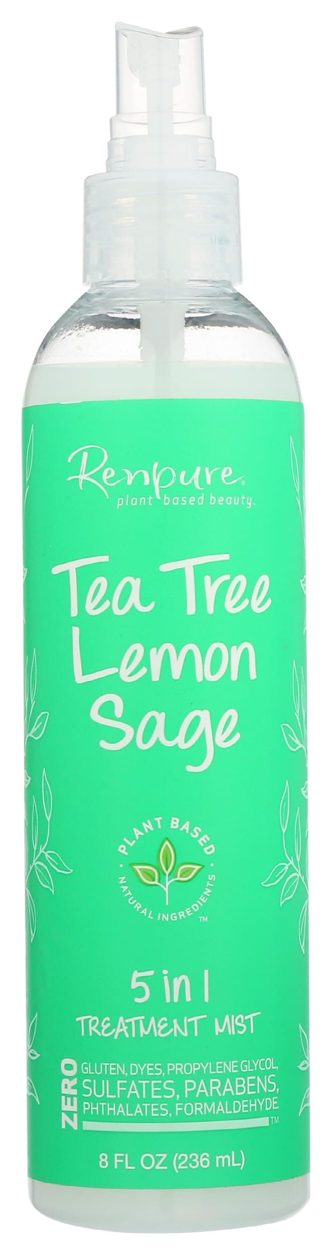 Renpure, Conditioner Leave In Tea Tree Lemon Sage 5 In 1, 8 Ounce