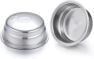 Coffee Filter Basket Compatible With Delonghi Espresso machines ECO311 La Specialista EC9355/EC9155/EC9665/EC9865 - Stainless Steel Pressurized Dual wall two shot accessory (2 CUP)