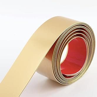 Flexible Molding & Wall Trim | Peel and Stick Design | Ceiling, Floor, Mirror, Corner, Cabinet and Auto Trim, 16.4 ft x 2.0 inch