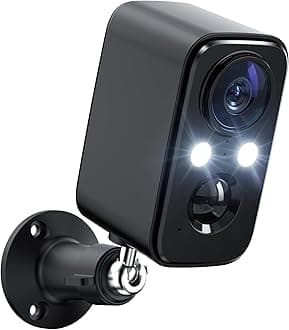 BECAMSO Security Cameras Wireless Outdoor Battery: 2K WiFi Camera Indoor for Home Security System - House Cameras with Motion Sensor - Support SD Card/Cloud Storage