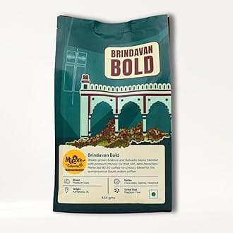 MYSORE CONCERNS|Brindavan Bold|South Indian Filter Coffee|20% Premium Chicory|Freshly Roasted|Ground Coffee Bag (454G)-Pack Of 3