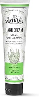 Natural Shea Butter Hand Cream, Aloe & Green Tea, 3.3