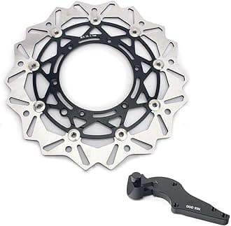 TOFR 320MM Supermoto Front Brake Disc Rotor Bracket for SX SX-F EXC EXC-F XC XC-F 125-660 2000-2019/ for HUSABERG 400-650 1999-2005