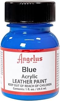 Angelus® - Leather Acrylic Paint, Blue, 29.5 ml (Paquete de 1)