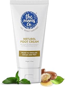 Natural Cooling Foot Cream, Chemical-Free Peppermint Foot Cream For Cracks, Swollen Ankles And Tired Feet (50g / 1.8 Fl. Oz.)