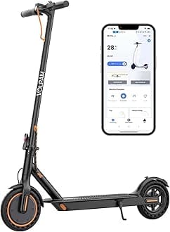 VOLPAMElectric Scooter, 350W/500W Powerful Motor, 8.5"/10" Solid Tires, 19/22Mph, 28/21/12 Miles Range,Dual Braking