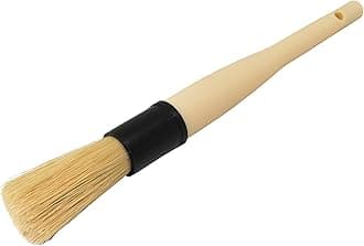 Boars Hair Detailing Brush - Gentle Scratch-Free Cleaning for Wheels, Grilles, Emblems, and Interior Surfaces - Versatile Multi-Purpose Auto Detailing Brush for Deep Cleaning - Acc_S90