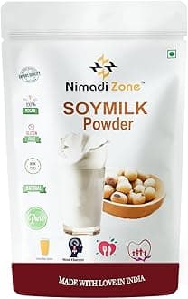 Soya Milk Powder | High in Protein | Vegan | Non-GMO - 100 GM by Nimadi Zone