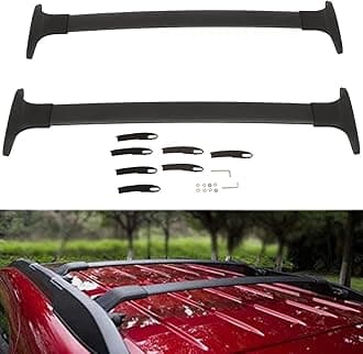 165LBS Roof Rack Cross Bars Car Rooftop Cargo Fit for Ford for Ecosport 2013-2022, Black Aluminum Alloy Roof Rack Cargo Carrier