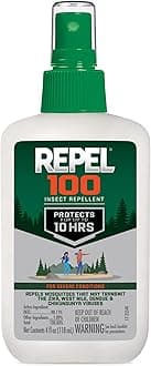 Repel 100 Insect Repellent, Pump Spray, 4-Fluid Ounces, 10-Hour Protection