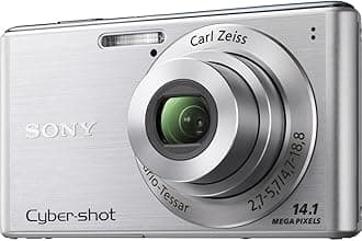 Sony Cyber-Shot DSC-W530 14.1 MP Digital Still Camera with Carl Zeiss Vario-Tessar 4x Wide-Angle Optical Zoom Lens and 2.7-inch LCD (Silver) (OLD MODEL)